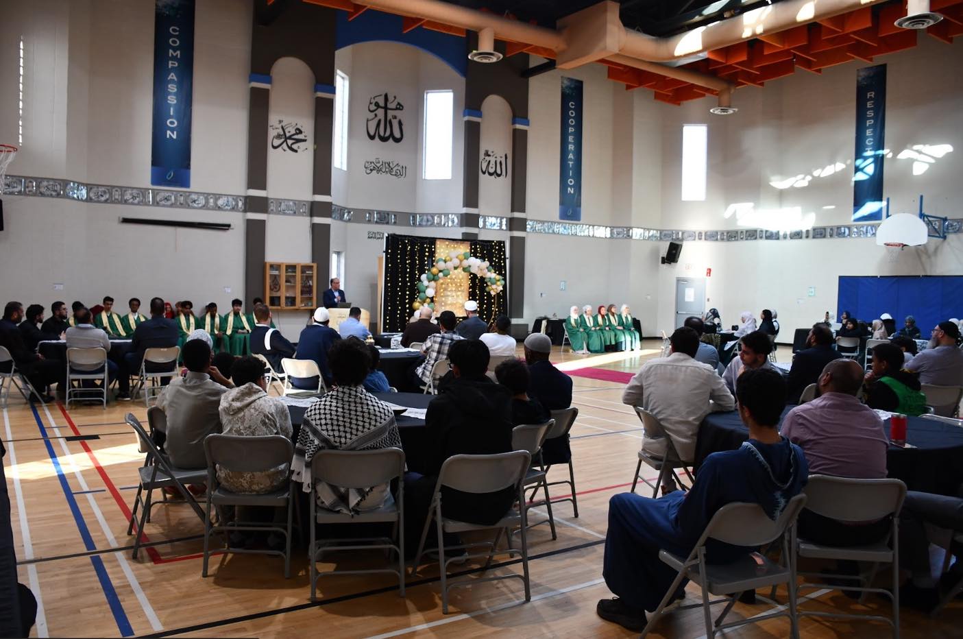 OBK school community gathering with parents and teachers